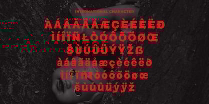 Blood Melt Font Poster 4