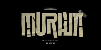Murwa Font Poster 1