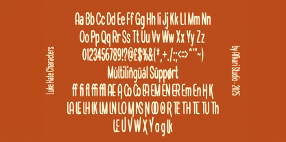 Lemola Font Poster 2