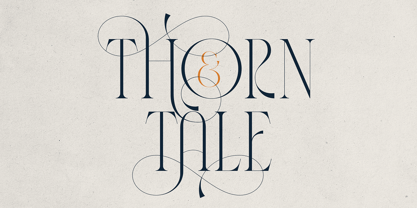 Thorn and Tale Font Poster 1