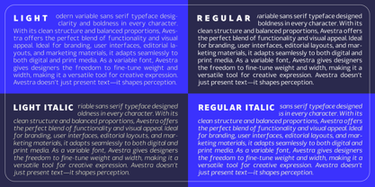 Avestra Font Poster 5