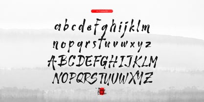Shinkai Ink Font Poster 12