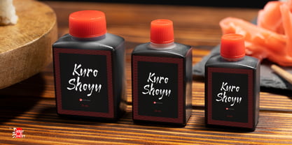 Shinkai Ink Font Poster 9