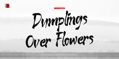 Shinkai Ink Font Poster 3