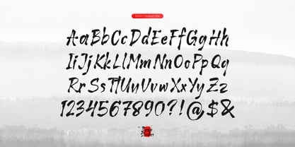 Shinkai Ink Font Poster 10