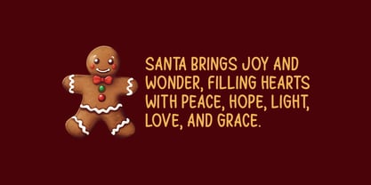 Santa Magic Font Poster 6