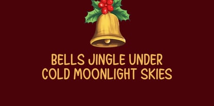 Santa Magic Font Poster 2