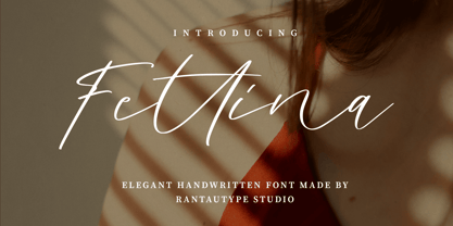 Fettina Font Poster 1