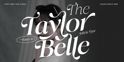 Taylor Belle Font Poster 1