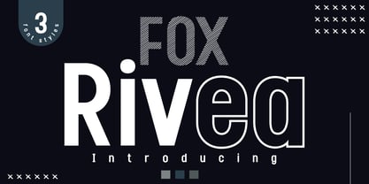 Fox Rivea Font Poster 1