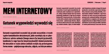 Impacto Sans Font Poster 6