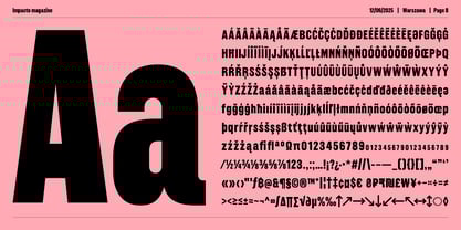 Impacto Sans Font Poster 8