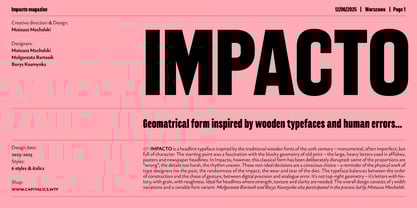 Impacto Sans Font Poster 1