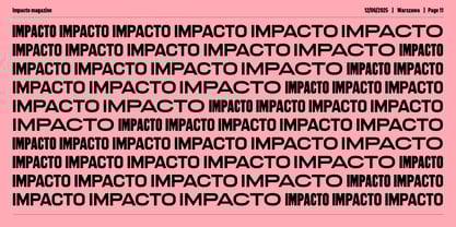 Impacto Sans Font Poster 11