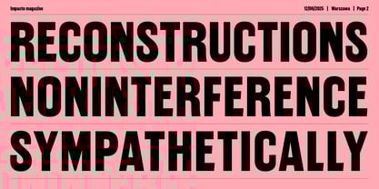 Impacto Sans Font Poster 2