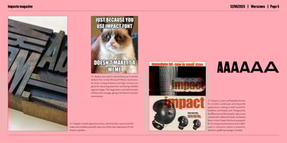 Impacto Sans Font Poster 5