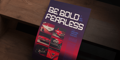 Laser Disc Font Poster 8