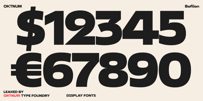 Baflion Sans Font Poster 2