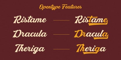 Ristame Classic Font Poster 4