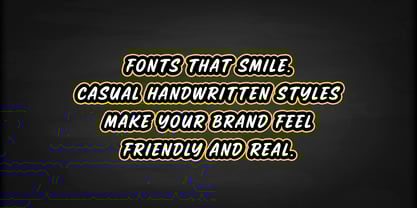 Quick Board Font Poster 9