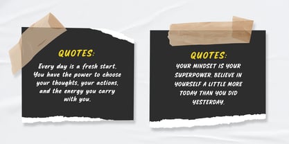 Quick Board Font Poster 8