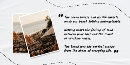 Quick Board Font Poster 4