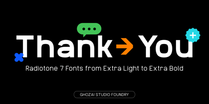 Radiotone Font Poster 8