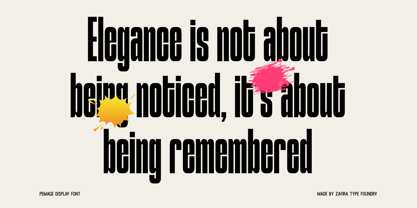 Pemage Font Poster 7