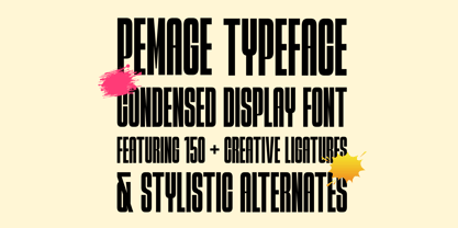Pemage Font Poster 10