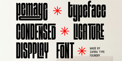 Pemage Font Poster 2