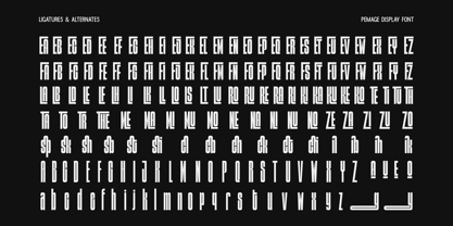 Pemage Font Poster 15