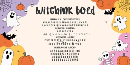 Witchink Font Poster 8
