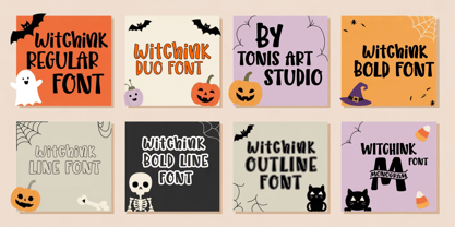 Witchink Font Poster 2