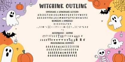 Witchink Font Poster 9