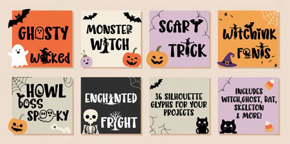 Witchink Font Poster 6