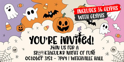 Witchink Font Poster 5