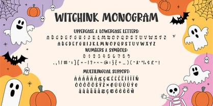 Witchink Font Poster 13