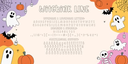 Witchink Font Poster 12