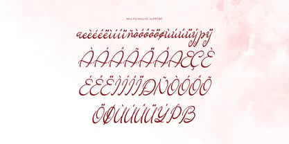 Marthalady Font Poster 11