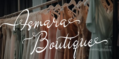 Marthalady Font Poster 2