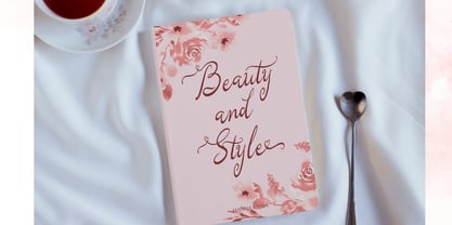 Marthalady Font Poster 7