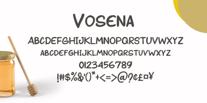 Vosena Font Poster 9
