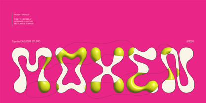 Moxen Font Poster 1