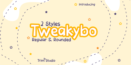 Tweakybo Font Poster 1