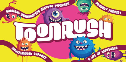 Toonrush Font Poster 1