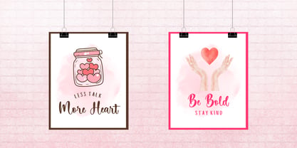 Cotton Milk Font Poster 3