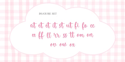 Cotton Milk Font Poster 12