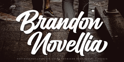 Couraged Script Font Poster 2