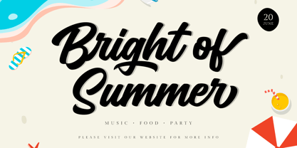 Couraged Script Font Poster 11