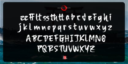 Uminari Font Poster 12